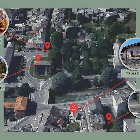 Vista Arco D'augusto With Garage Lägenhet *